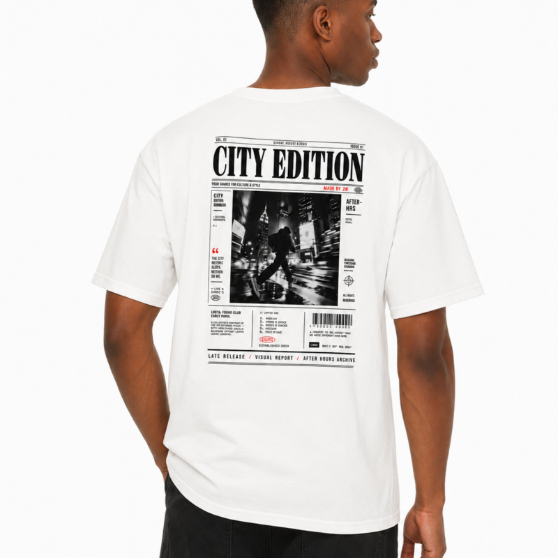 City Newspaper Tee