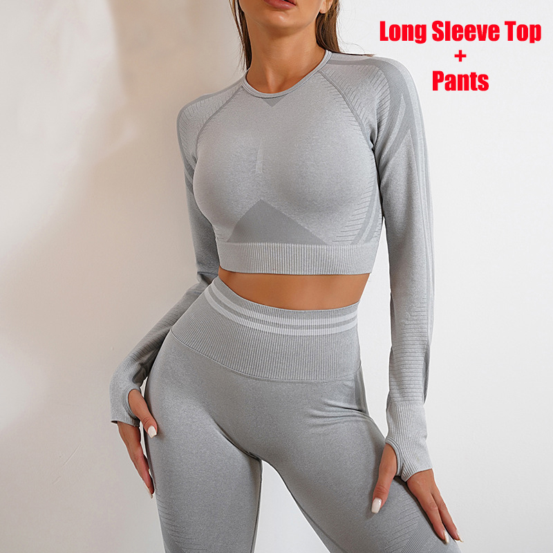 Women’s Seamless Ribbed Activewear Top, Leggings or Set
