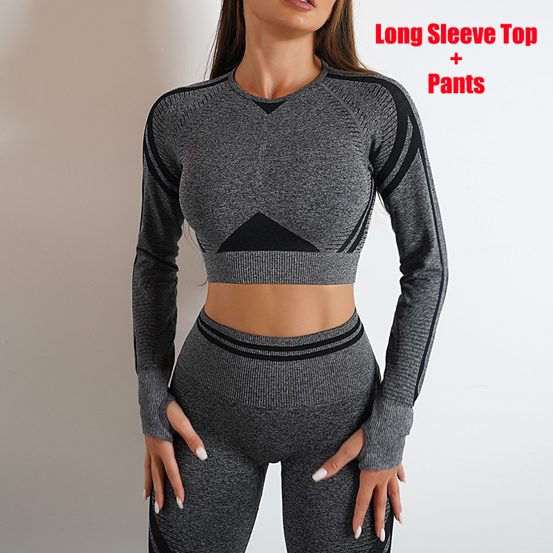 Women’s Seamless Ribbed Activewear Top, Leggings or Set