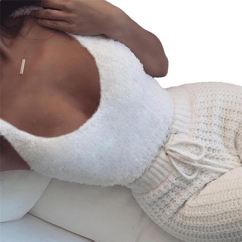 Women’s Three-Piece Textured Crop Vest, Shorts and Cardigan Set