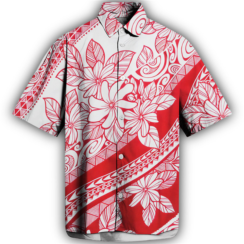 3d Personalized Printing T-shirt Summer Loose Short Sleeve Lapel Shirt Casual Streetwear C