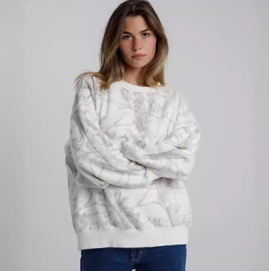Autumn Winter Two Piece Sets Women Camouflage Hoodie Maple Leaf Print Sweatshirt Suit Spor