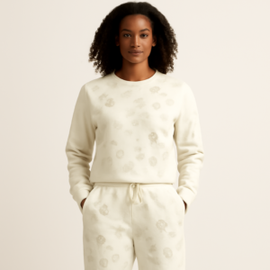Women’s Botanical Print Sweatshirt and Jogger Set